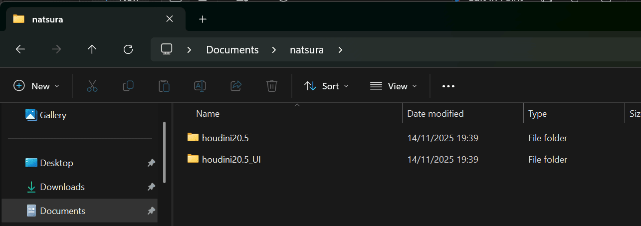 Natsura folder location
