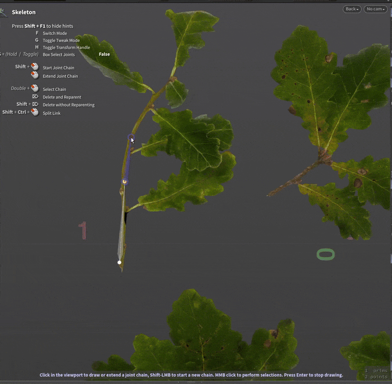 Selecting foliage elements from a texture atlas in Houdini