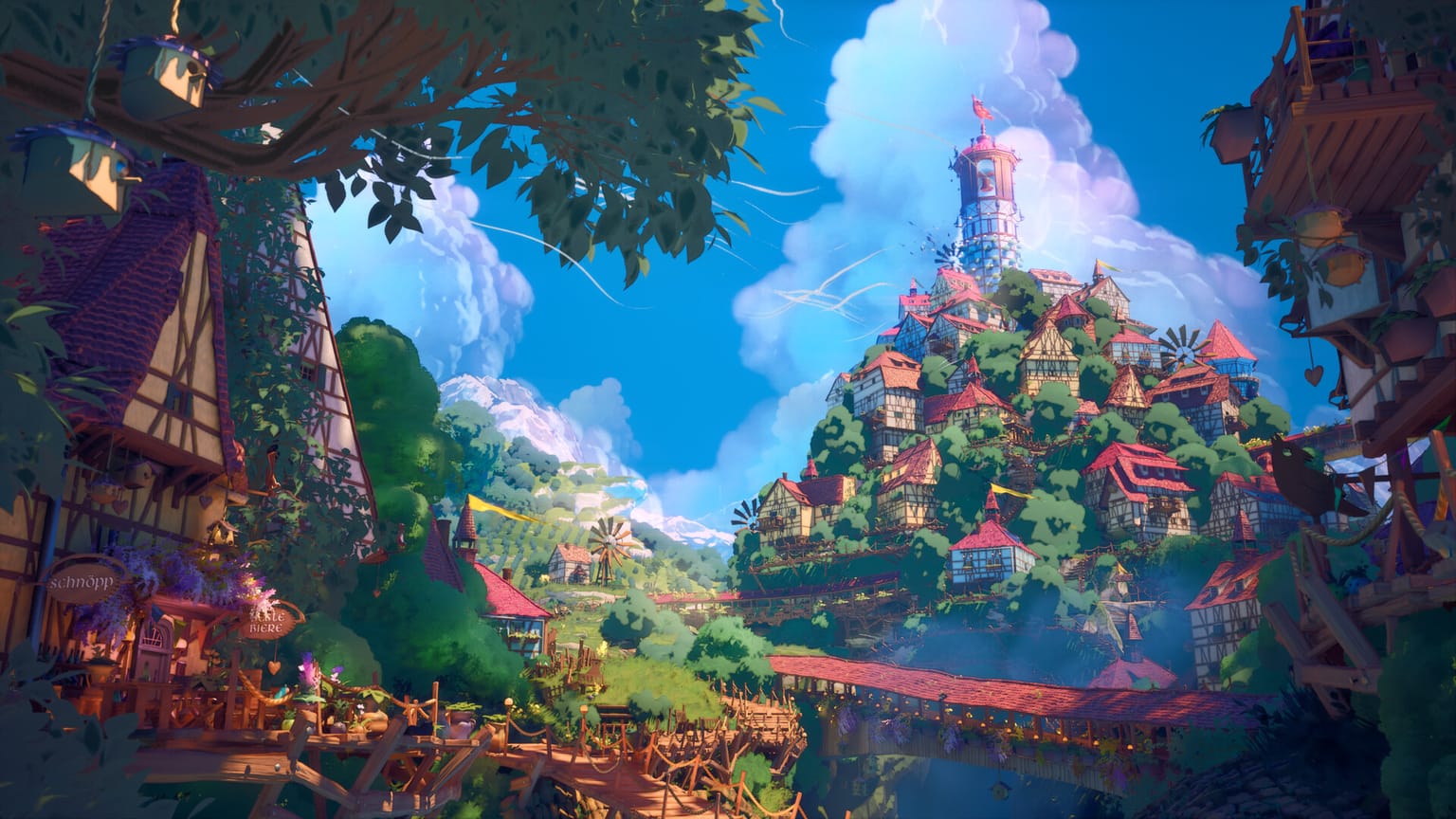 Project Skylark Houdini forest environment with game-ready foliage