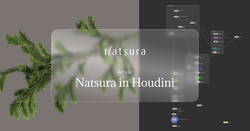 Natsura in the Houdini foliage ecosystem