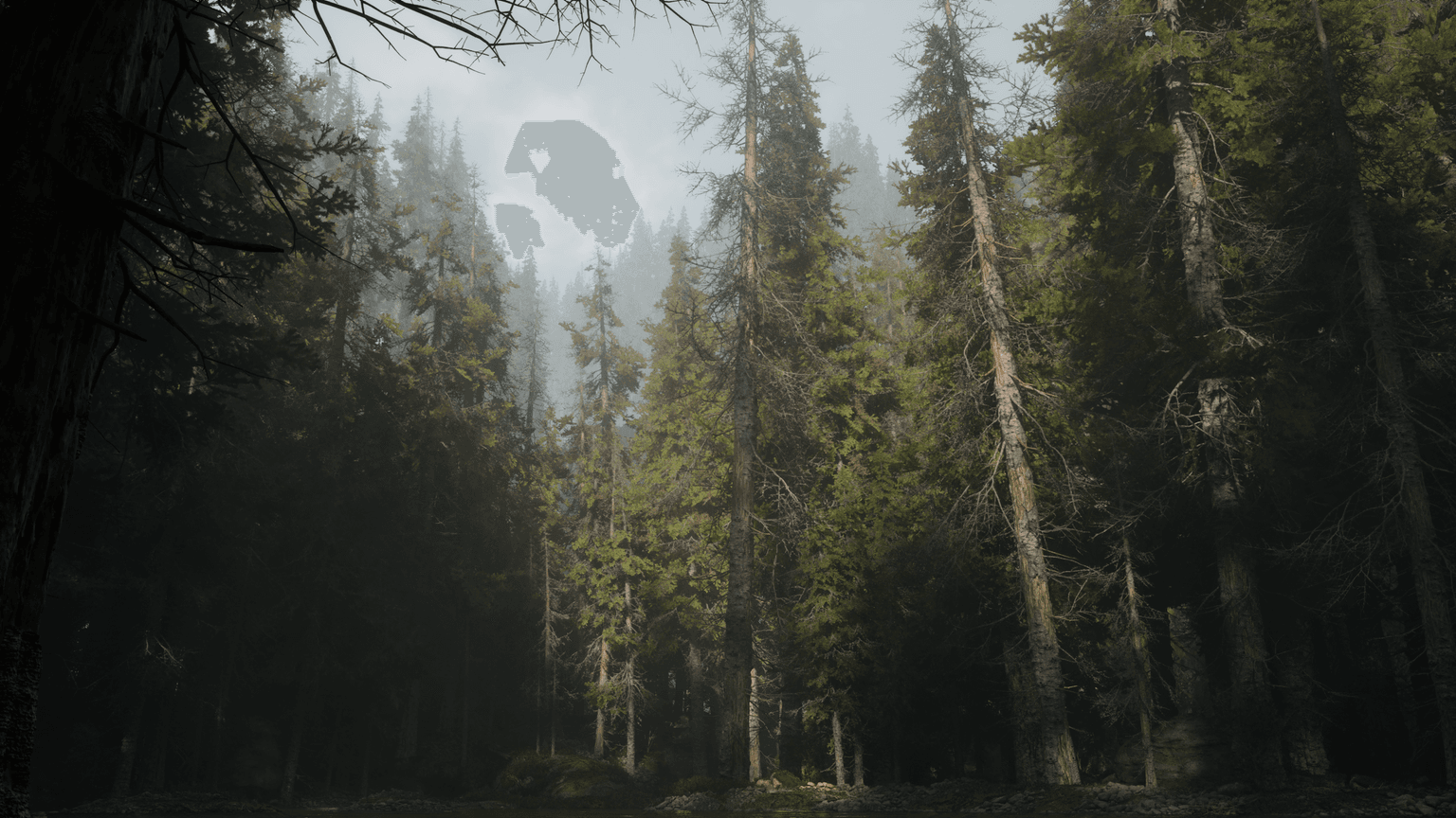 HAEX nordic forest environment built with Natsura